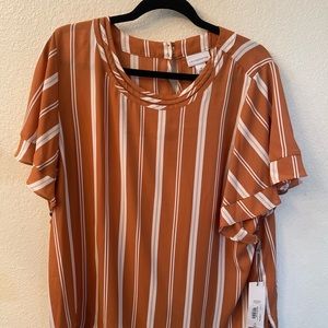 Liz Claiborne striped dress shirt XL